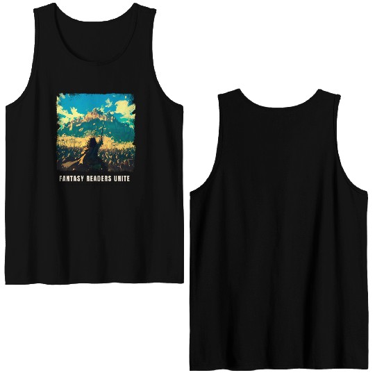 Fantasy Readers Unite Double Sided Tank Tops