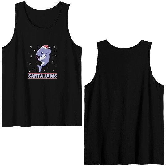 Santa Jaws Double Sided Tank Tops