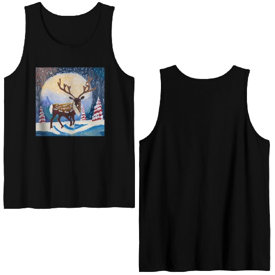 Christmas raider Double Sided Tank Tops