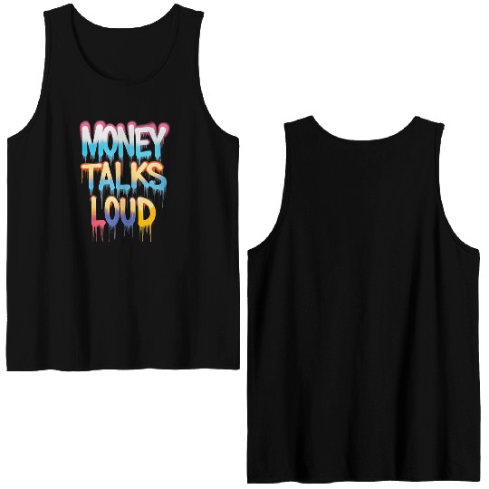 Money Talks Art Double Sided Tank Tops