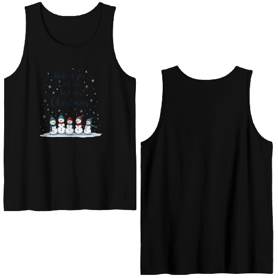 Wishing you all the best this christmas Double Sided Tank Tops