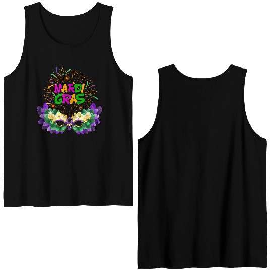 Mardi Gras New Orlean Carnival Double Sided Tank Tops