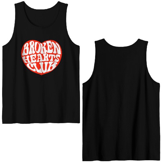 Broken Hearts Club Double Sided Tank Tops