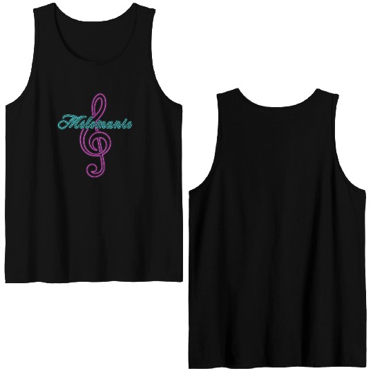 Techno House Party EDM Festival Goa Electro Rave Double Sided Tank Tops
