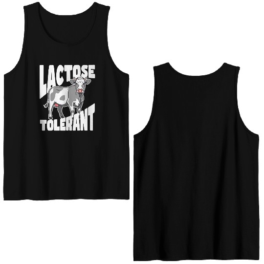 Lactose Tolerant – Built Different Double Sided Tank Tops