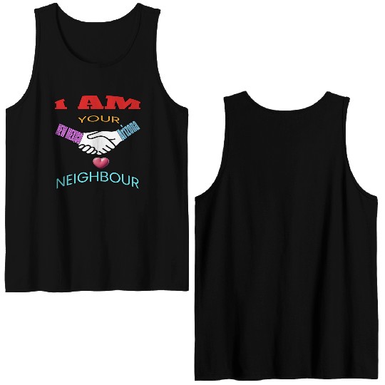 I AM YOUR NEIGHOUR NEW MEXICO AND Arizonna Double Sided Tank Tops