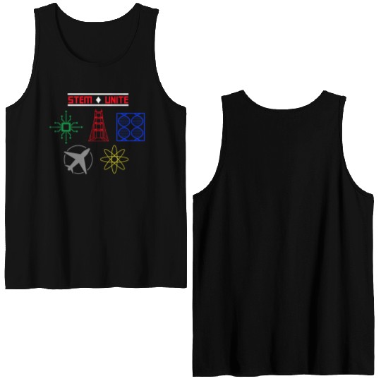 STEM UNITE Color Female Engineer Double Sided Tank Tops