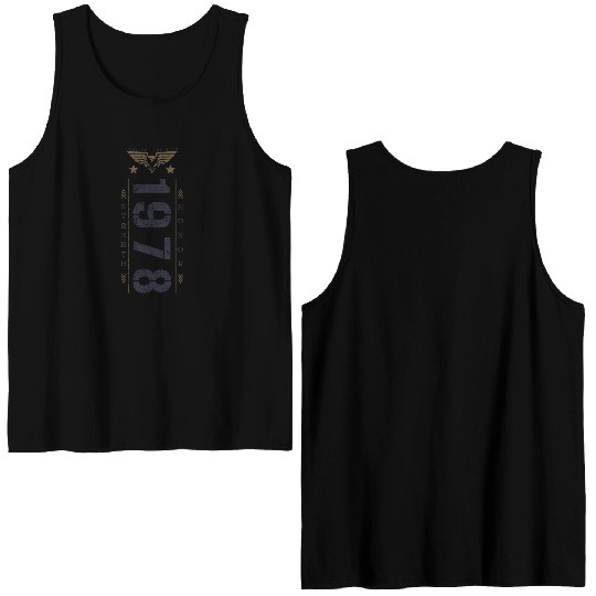 Limited Edition 1978 Birthday Strength and Honor Double Sided Tank Tops