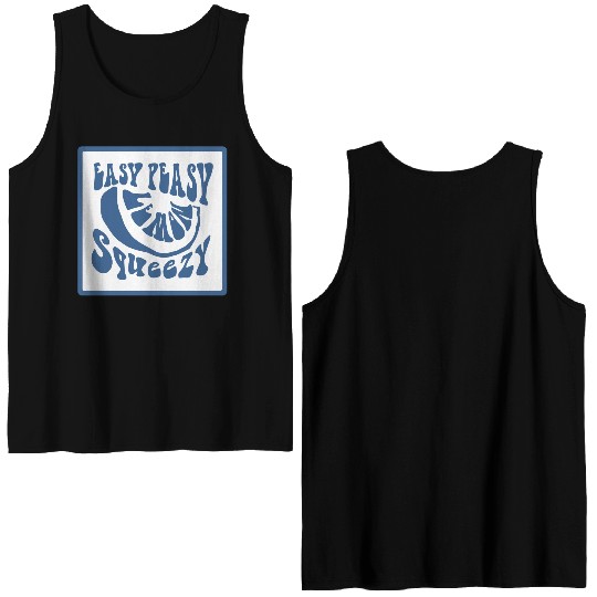 Easy Peasy Lemon Double Sided Tank Tops