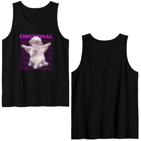 Emotional Little Angel Double Sided Tank Tops