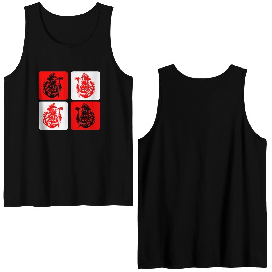 Fire Brigade - Courage In Action Double Sided Tank Tops
