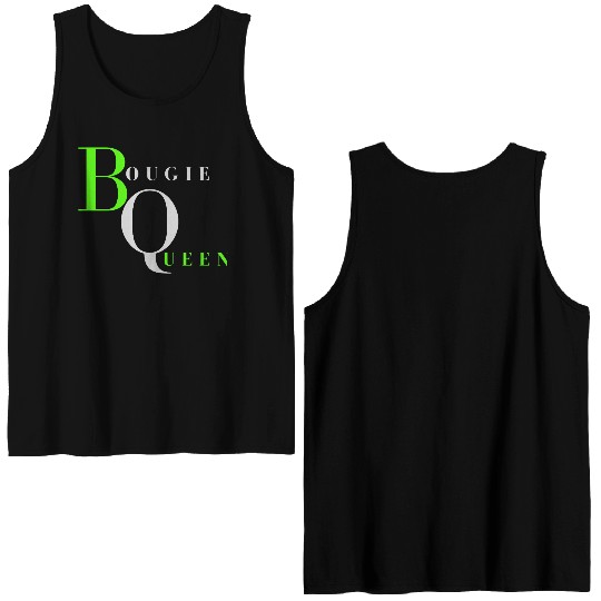 Bougie Queen Lime& Gray Double Sided Tank Tops