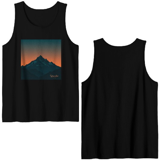 Wanderlust Peaks Double Sided Tank Tops