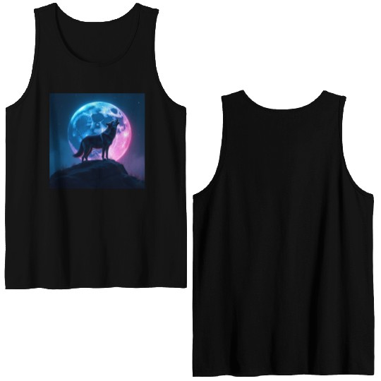 Howl of the Neon Moon Double Sided Tank Tops