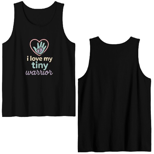 NICU Sibling Preemie Big Brother Big Sister Double Sided Tank Tops