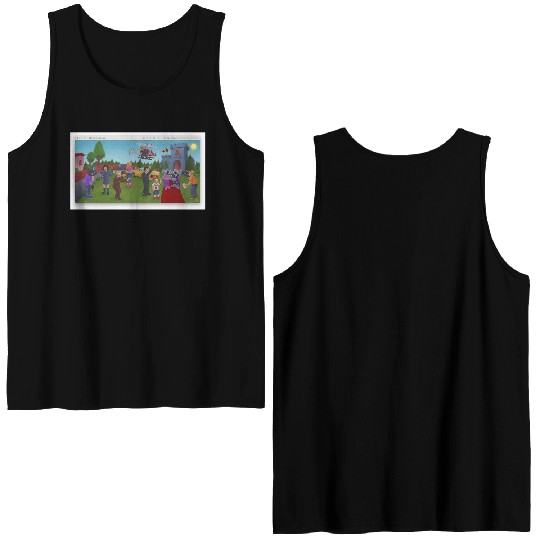 Koala Kimono Double Sided Tank Tops