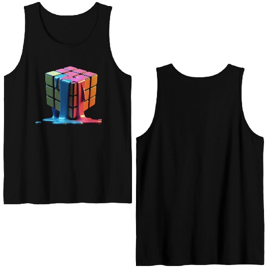 Rubiks Cube Double Sided Tank Tops