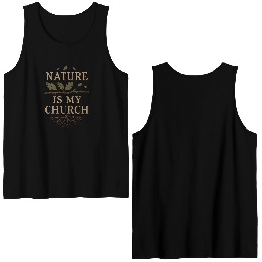 Pagan Pride Wiccan Lifestyle Earth Magic Witch Double Sided Tank Tops