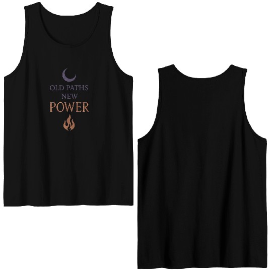 Pagan Pride Wiccan Lifestyle Earth Magic Witch Double Sided Tank Tops