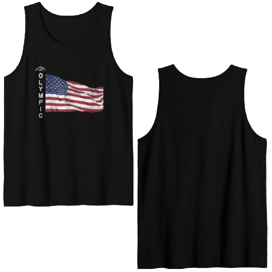 OLYMPIC National Park WASHINGTON STATE Olympic Double Sided Tank Tops