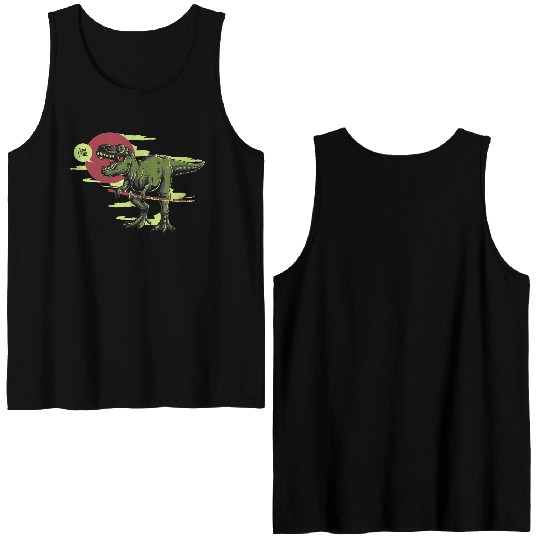 Dino Katana Master Double Sided Tank Tops