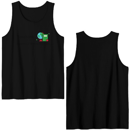 Teachers Masters of Mental Mayhem Double Sided Tank Tops