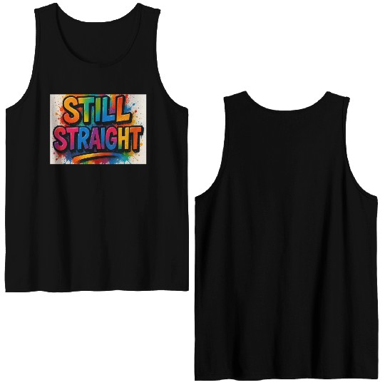 Still Straight Multi Colors Double Sided Tank Tops
