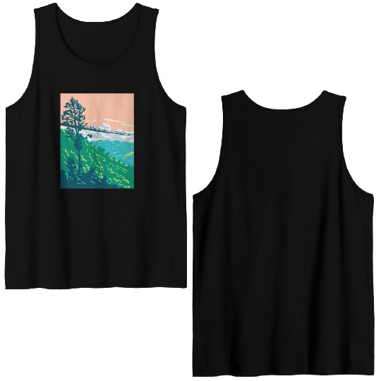 Great Smoky Mountains National Park Gatlinburg WPA Double Sided Tank Tops
