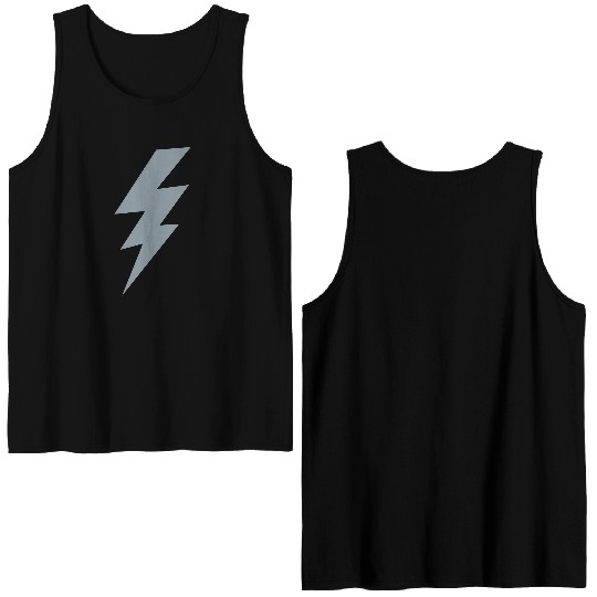 thunder lightning bolt flash Double Sided Tank Tops