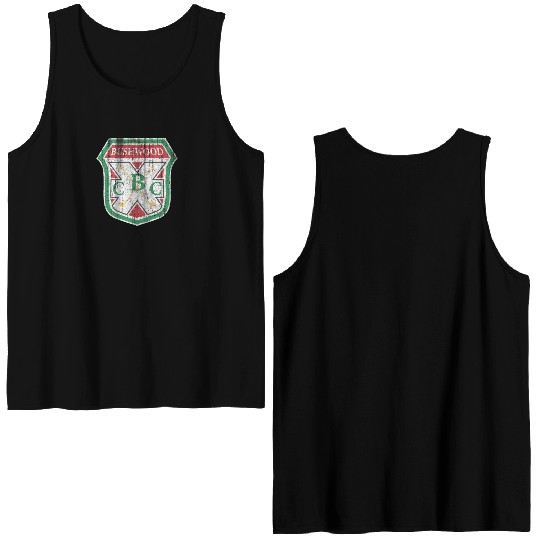 Vintage Bushwood Country Club Crest Double Sided Tank Tops