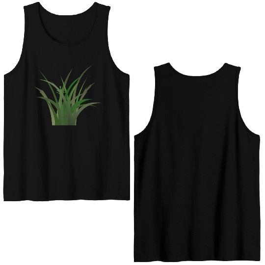 Green Grass Double Sided Tank Tops