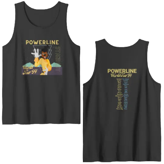 Disney Powerline World Tour 94 Double Sided Tank Tops