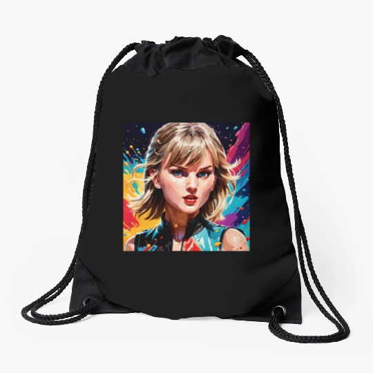 taylors swift eras tour Drawstring Bags