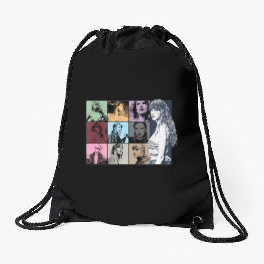 Vintage Eras Tour Drawstring Bags