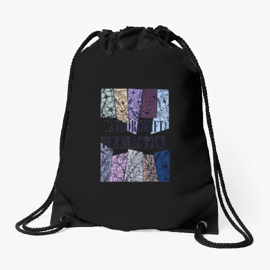 Eras Tour Inspired Poster Drawstring Bags