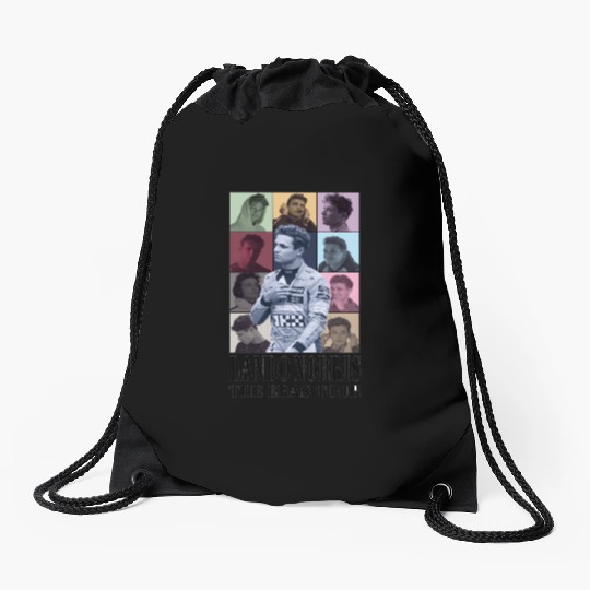 The Lando Norris Eras Tour Drawstring Bags