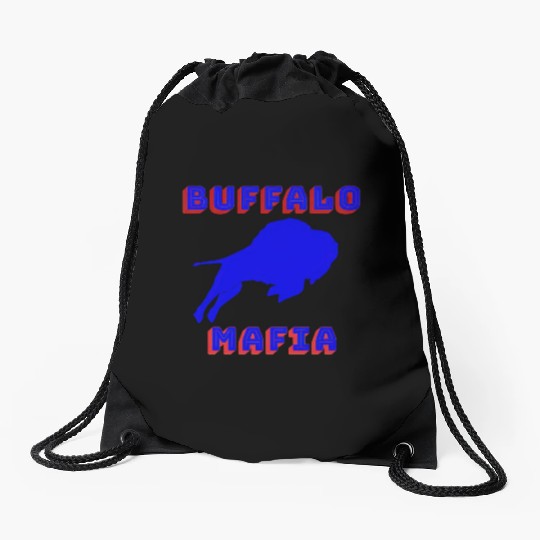 Bills Mafia Makes A Great For Buffalo Sports Fan Drawstring Bags