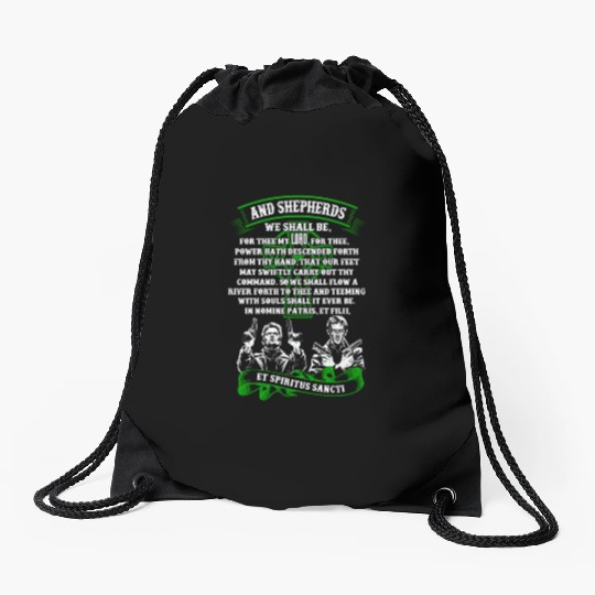 The Boondock Saints - And Shepherds we shall be Drawstring Bags