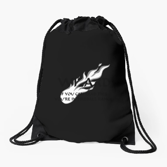 Wizard - Fireball Range Drawstring Bags