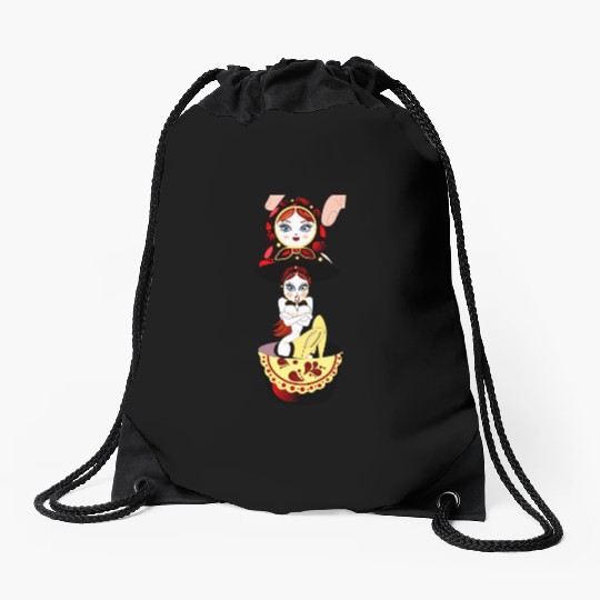Surprise Russian Doll Drawstring Bags