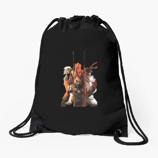 Street Fighter 6 Drawstring Bags