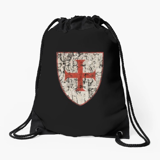 Knights templar Drawstring Bags