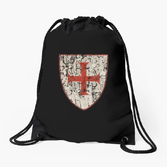 Knights templar Drawstring Bags