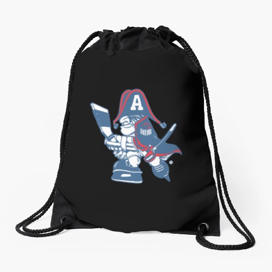 Milwaukee admiral cartoon Drawstring Bags
