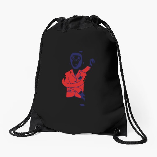 Drunk Monkey Drawstring Bags