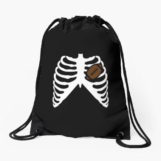 MY HEART BEATS FOR FOOTBALL - I LOVE FOOTBALL! Drawstring Bags