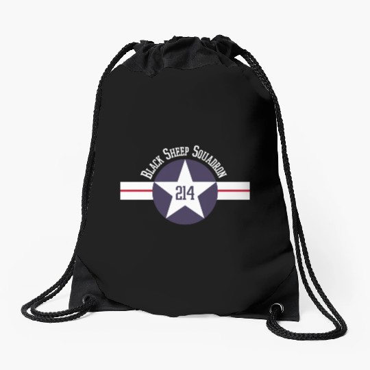 Black Sheep Squadron Drawstring Bags