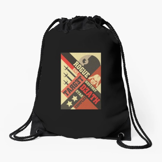 rogue one 2 Drawstring Bags