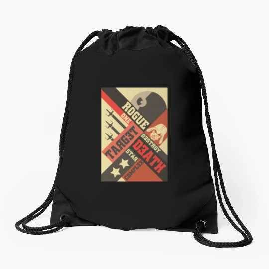 rogue one 2 Drawstring Bags