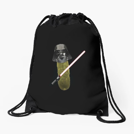Darth Pickle Drawstring Bags